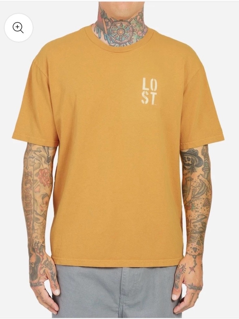 LOST surf bored boxy tee
